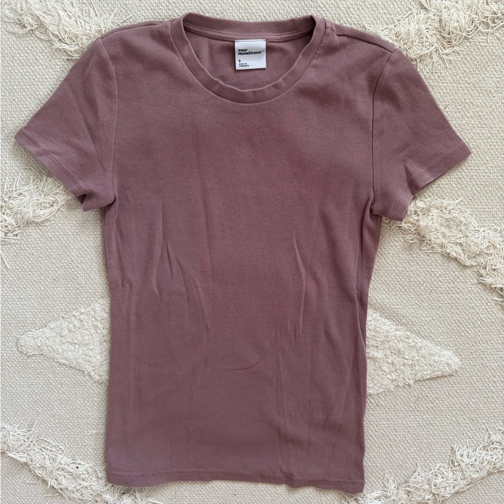 NWOT Aritzia TNA Homestretch Scoop Neck Tee Shirt